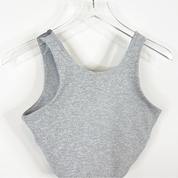 Outdoor Voices Venus Colorblock Crop Top S Grey - Picture 4 of 5